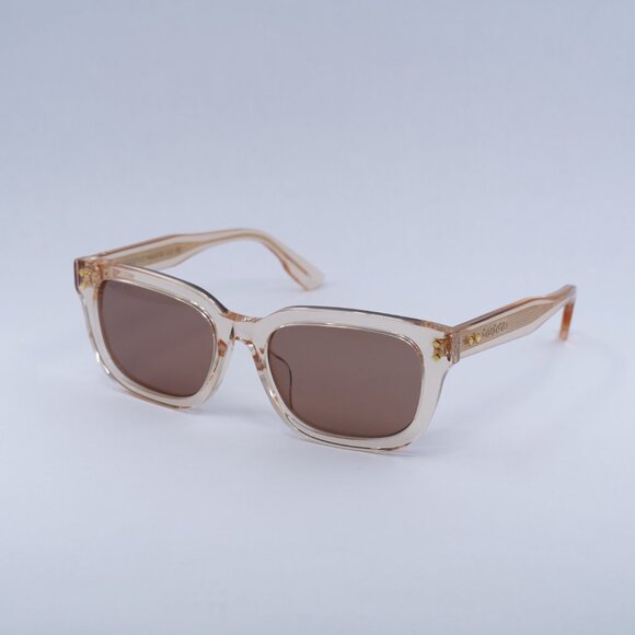 🕶️ New Gucci GG1605SK 004 Sunglasses - Shiny Transparent Light Orange Frame - Picture 1 of 11